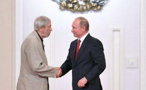 Эдуард Артемьев и Владимир Путин Эдуард Артемьев и Владимир Путин