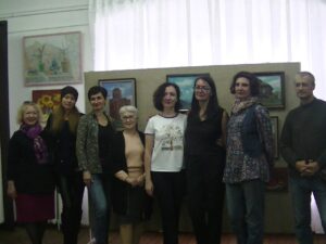 На выставке Ольги Биценти На выставке Ольги Биценти