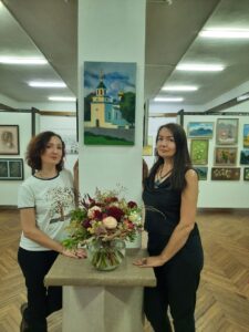 Флорист Яна Логвинова и Ольга Биценти. Флорист Яна Логвинова и Ольга Биценти.