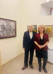 Художник Багдасаров Ю. А. и Эвелина Валуйская Художник Багдасаров Ю. А. и Эвелина Валуйская