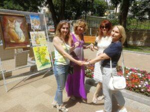 Александра Корчагина, Ольга Прокофьева, её сестра Лариса и Светлана Фатьянова. Александра Корчагина, Ольга Прокофьева, её сестра Лариса и Светлана Фатьянова.