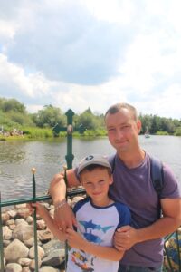 Станислав Смирнов с сыном (Бокситогорск)