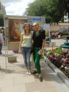 Александра Корчагина и актриса Алёна Яковлева Александра Корчагина и актриса Алёна Яковлева