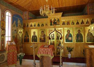 В храме св. равноапостольной Марии Магдалины. В храме св. равноапостольной Марии Магдалины