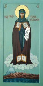 Икона "Игуменья горы Афон". Автор - Светлана Фатьянова, иконописец, Россия Икона "Игуменья горы Афон". Автор - Светлана Фатьянова, иконописец, Россия.