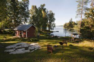 Домик в Финляндии Лесной домик в Финляндии