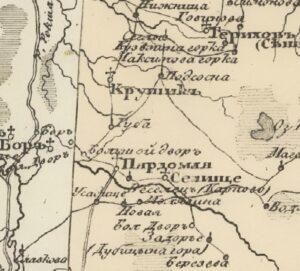 Фрагмент карты. Специальная карта Западной части России. Составитель Шуберт. За 1826-1840 гг. Фрагмент карты. Специальная карта Западной части России. Составитель Шуберт. За 1826-1840 гг.