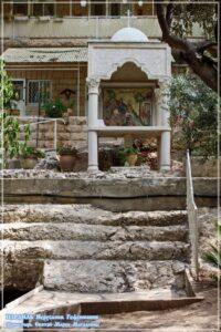 Часть древней лестницы. Вход Господень в Иерусалим. Часть древней лестницы. Вход Господень в Иерусалим.