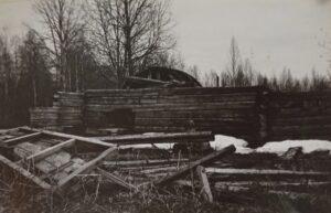 Остатки мельницы д. Семёноское, вид с севера.