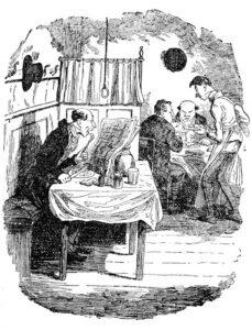 Диккенс, "Мадфогские записки", рисунок из книги. Диккенс, "Мадфогские записки", рисунок из книги