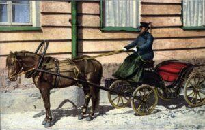 Карета-каляска. Ей разрешалось пользоваться купцам 2-й гильдии. Карета-каляска. Ей разрешалось пользоваться купцам 2-й гильдии