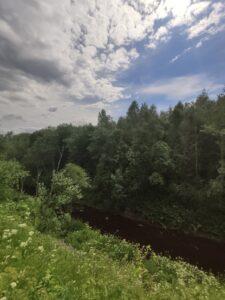 Современный вид на речку Черенка. Современный вид на речку Черенка.