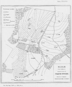 Геологическая схема усадища Почаево.