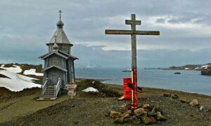 Часовня на Антарктическом побережье