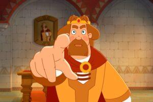 Кадр из мультфильма "Три богатыря" Кадр из мультфильма "Три богатыря"