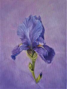 Виолетта Бочкарёва, "Ирис - фиолетовая гармония". Виолетта Бочкарёва, "Ирис - фиолетовая гармония".