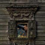 Александра Ивановна Мартьянова в доме Беловых в Тимонихе. Фото А. Д. Заболоцкого