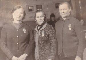 Левина Прасковья Ильинична, Ильичевская Александра Яковлевна, Кострова Прасковья Ивановна.