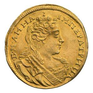 Монета времён Анны Иоанновны