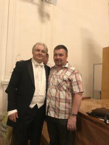 Фото с Сергеем Зыковым на юбилей Пушкина Сергей Зыков и Вадим Грачев