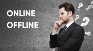 Онлайн и оффлайн Онлайн и оффлайн