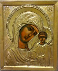 Казанская икона Пресвятой Богородицы, написанная Светланой Фатьяновой. Казанская икона Пресвятой Богородицы, написанная Светланой Фатьяновой.