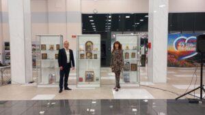 Выставка "Духовное наследие. Русские иконы Кавказа". Егор Трофимов и Светлана Фатьянова. Выставка "Духовное наследие. Русские иконы Кавказа"